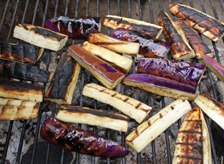 how to grill eggplant