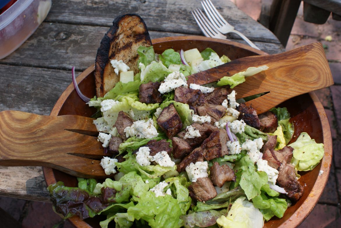 how to make steak salad