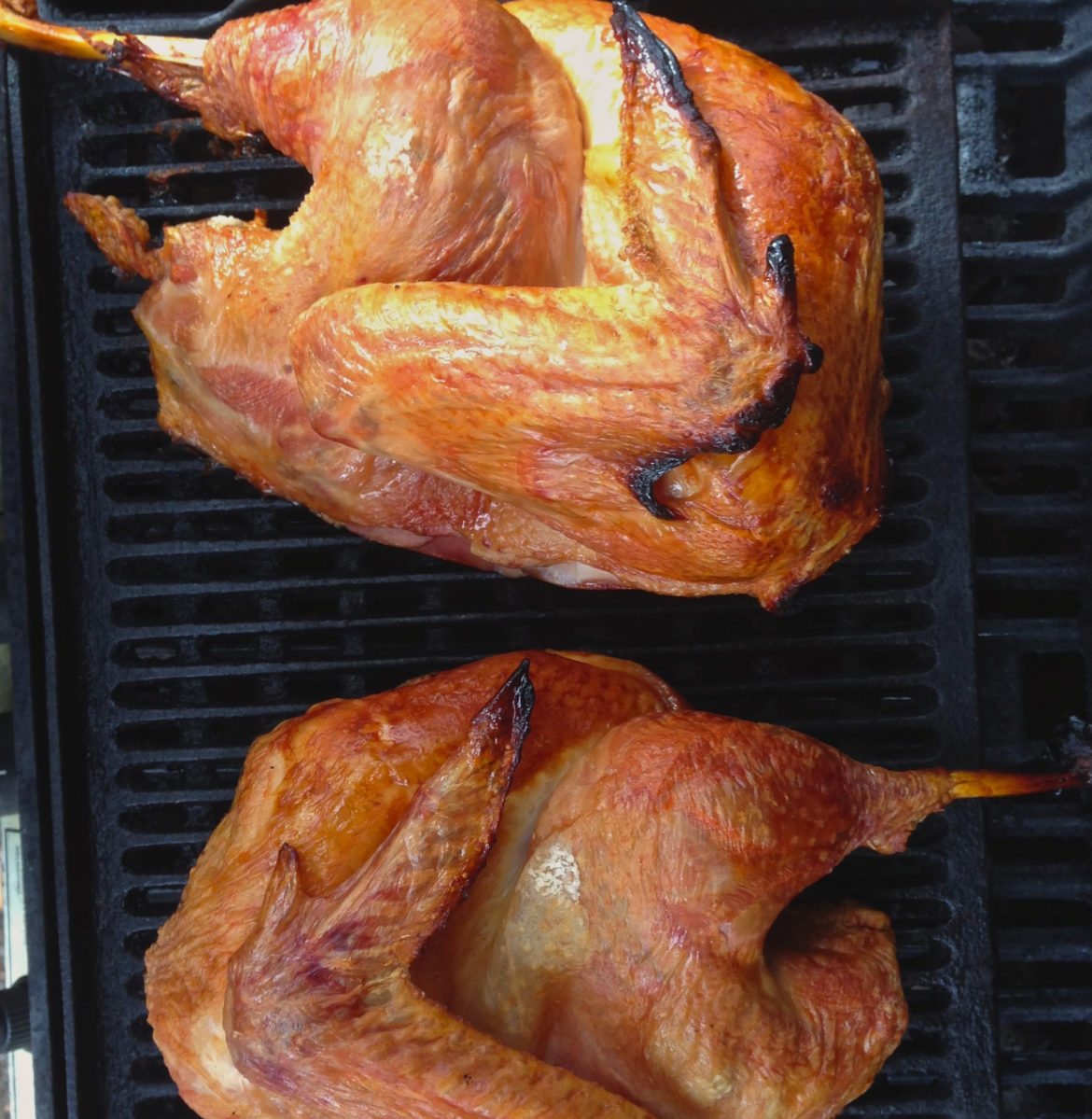 roasting turkey halves