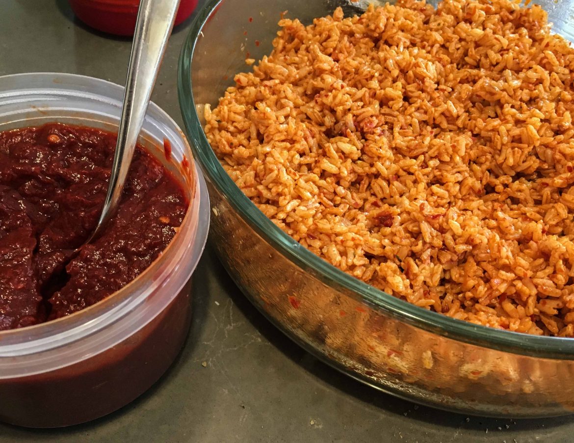 New Mexican Red Chile Rice Mexican restaurant rice
