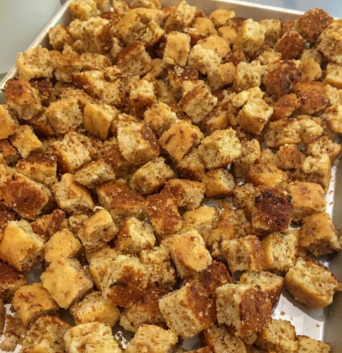 Cornbread Croutons cornbread croutons